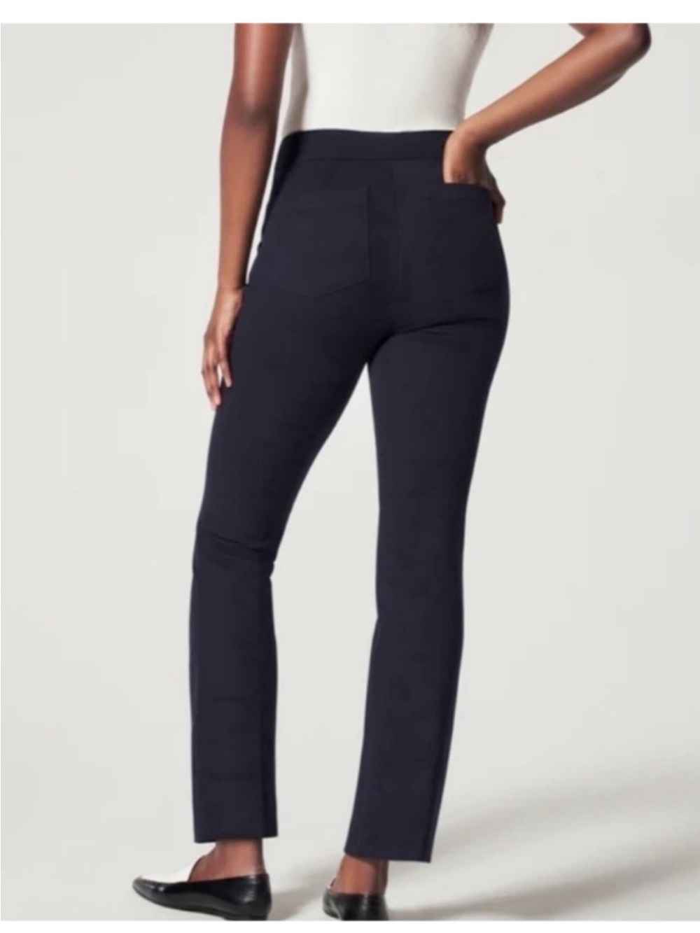 Spanx Classic Polished Kick Flare Black Pants Tall Size XL - Picture 12 of 12